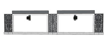 围墙SU模型