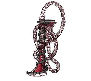 抽象建筑雕塑SU模型