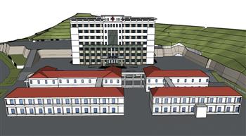 医院山地SU模型