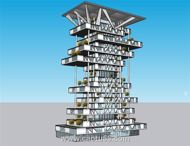 异形建筑SU模型