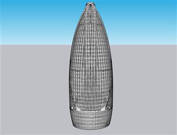 异形建筑大楼异形SU模型