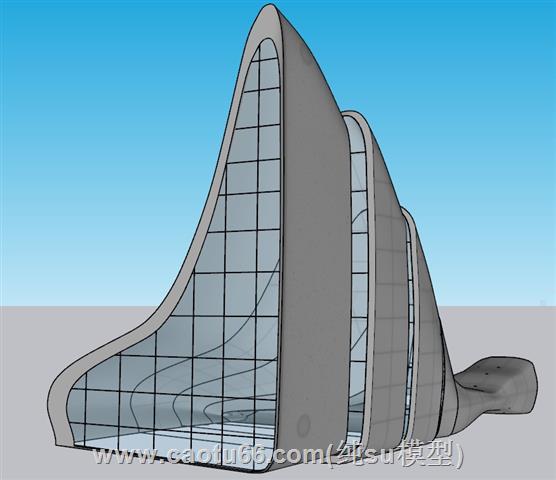 创意异形建筑SU模型