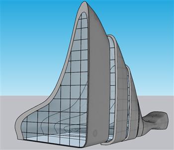 创意异形建筑SU模型
