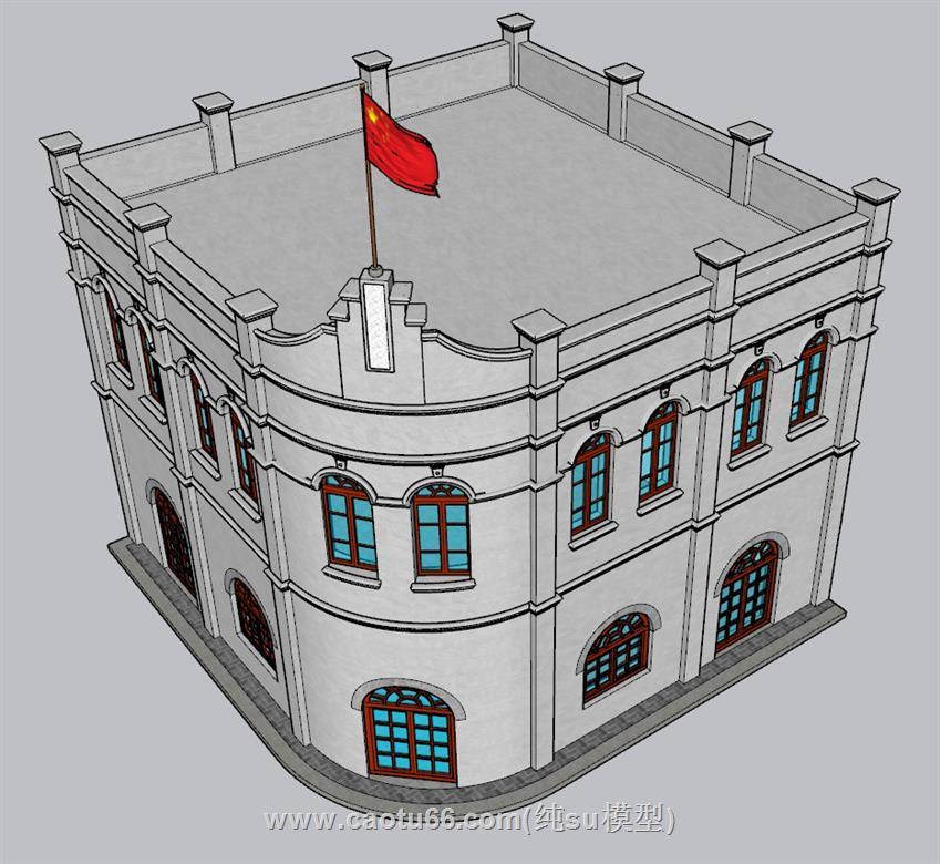 民国SU模型