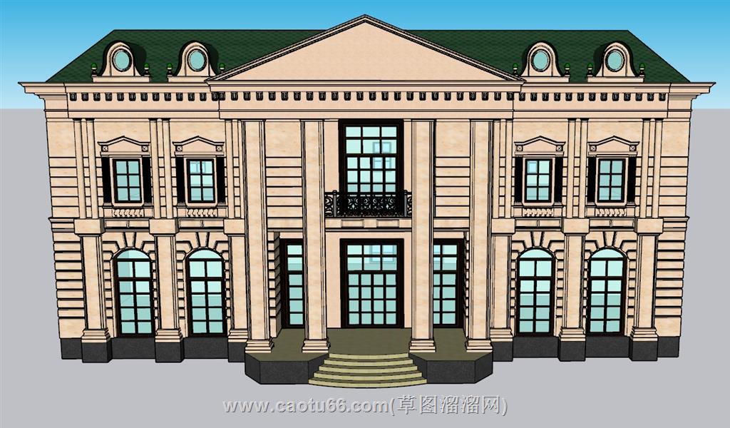 别墅建筑住宅SU模型