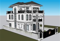 建筑别墅住宅SU模型