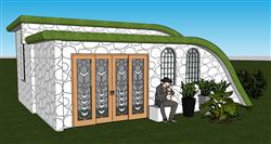 创意建筑小屋SU模型