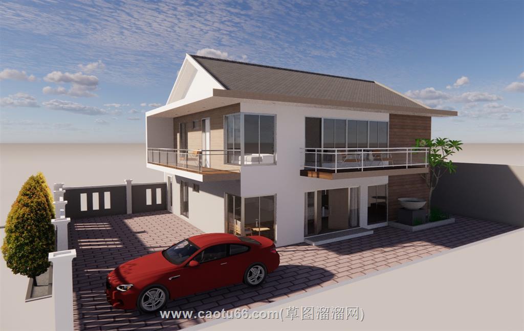 独栋住宅别墅SU模型