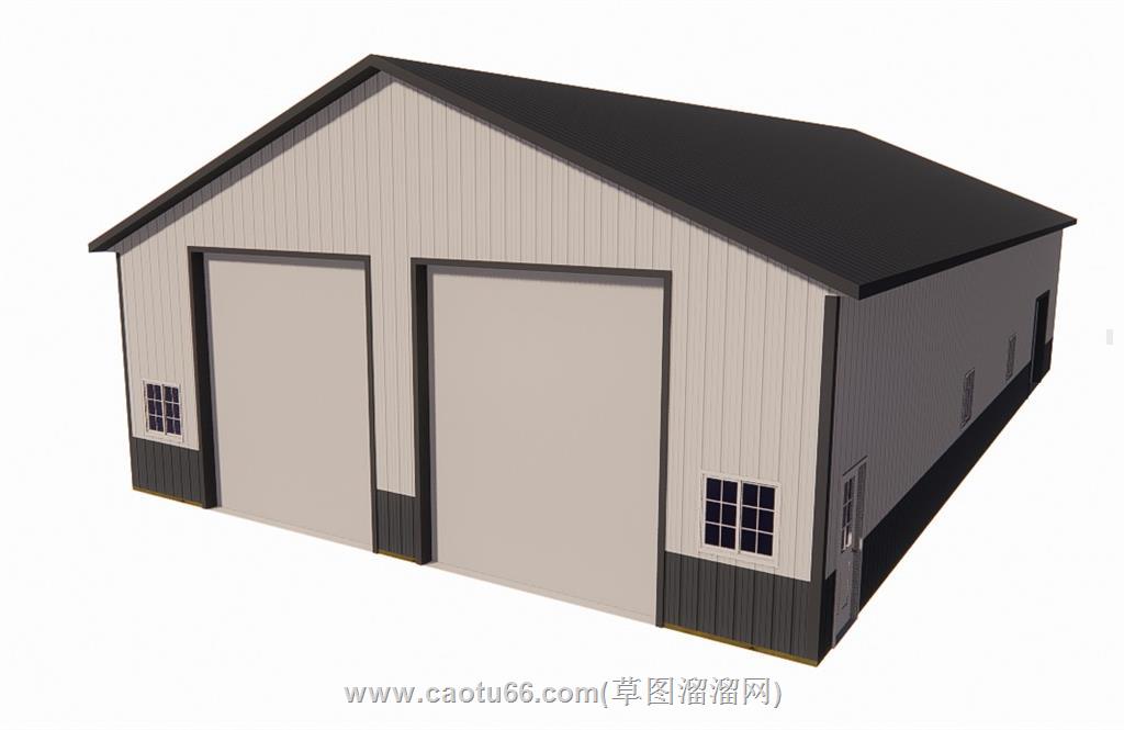厂房仓库SU模型