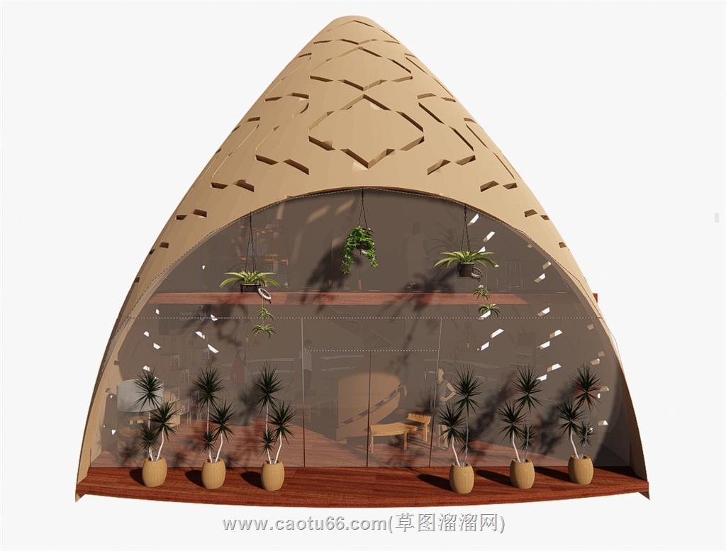 异形建筑工作室SU模型