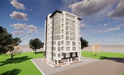 公寓单元楼建筑SU模型 免费sketchup模型下载