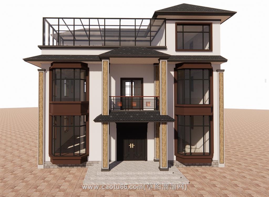 别墅建筑住宅SU模型