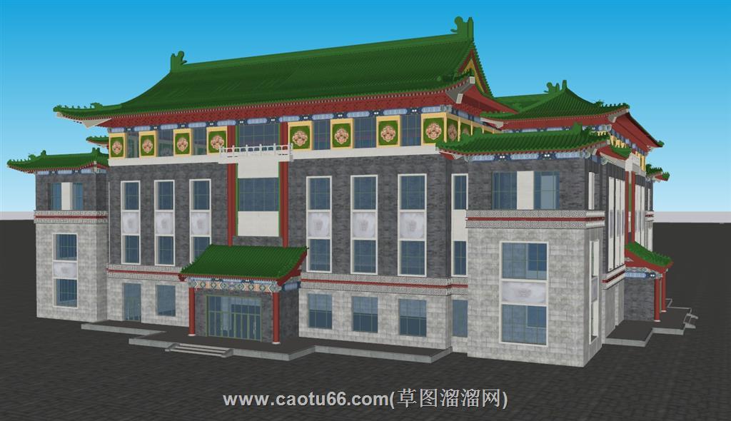 博物馆SU模型