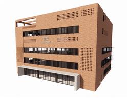 食堂建筑SU模型