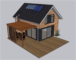 休闲木屋SU模型