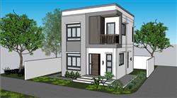 住宅自建房SU模型