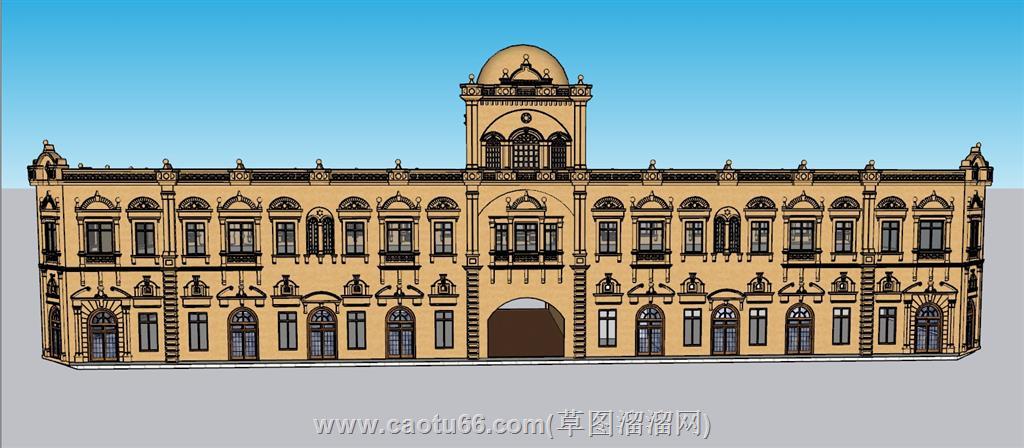 国外建筑SU模型