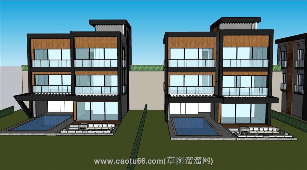 别墅住宅SU模型