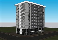 住宅楼房SU模型