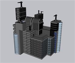 创意异形建筑SU模型
