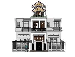 独栋别墅住宅SU模型