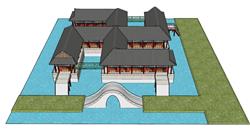 古建筑SU模型