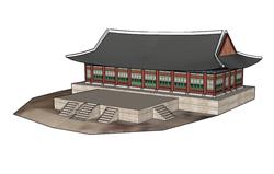 古建筑宫殿SU模型