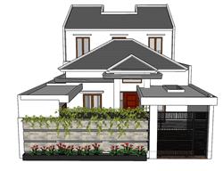 自建房别墅SU模型
