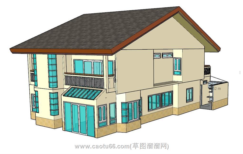 自建房住宅SU模型