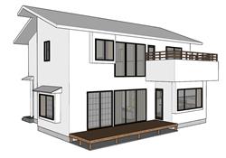 日式住宅SU模型