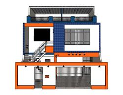 自建房住宅SU模型