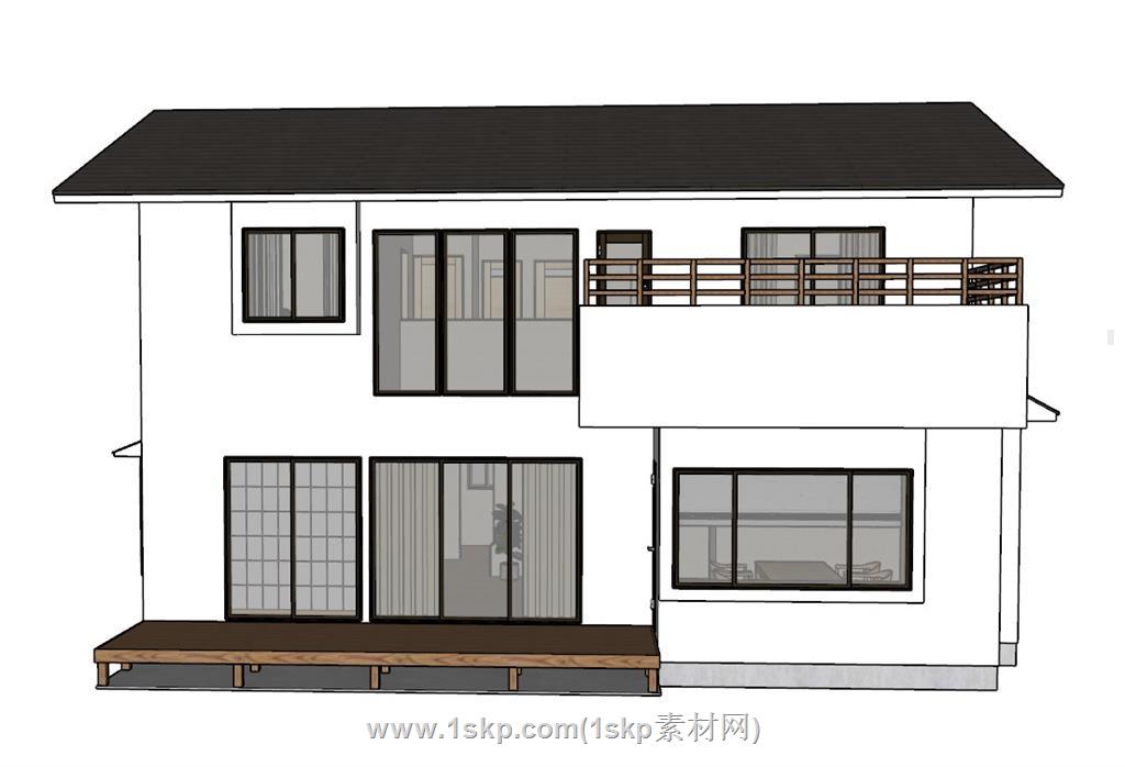日本民房住宅SU模型