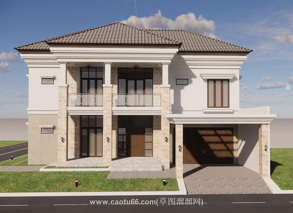 住宅别墅SU模型