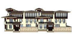 别墅建筑SU模型