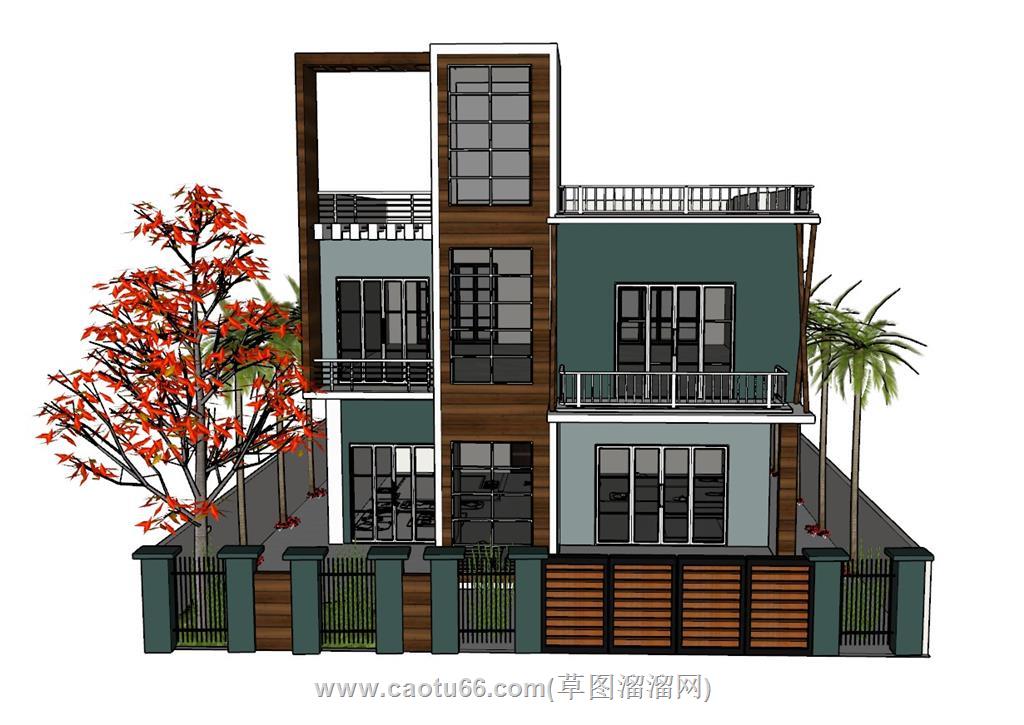 住宅别墅SU模型