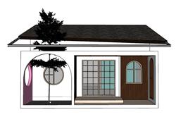日式房屋住宅SU模型