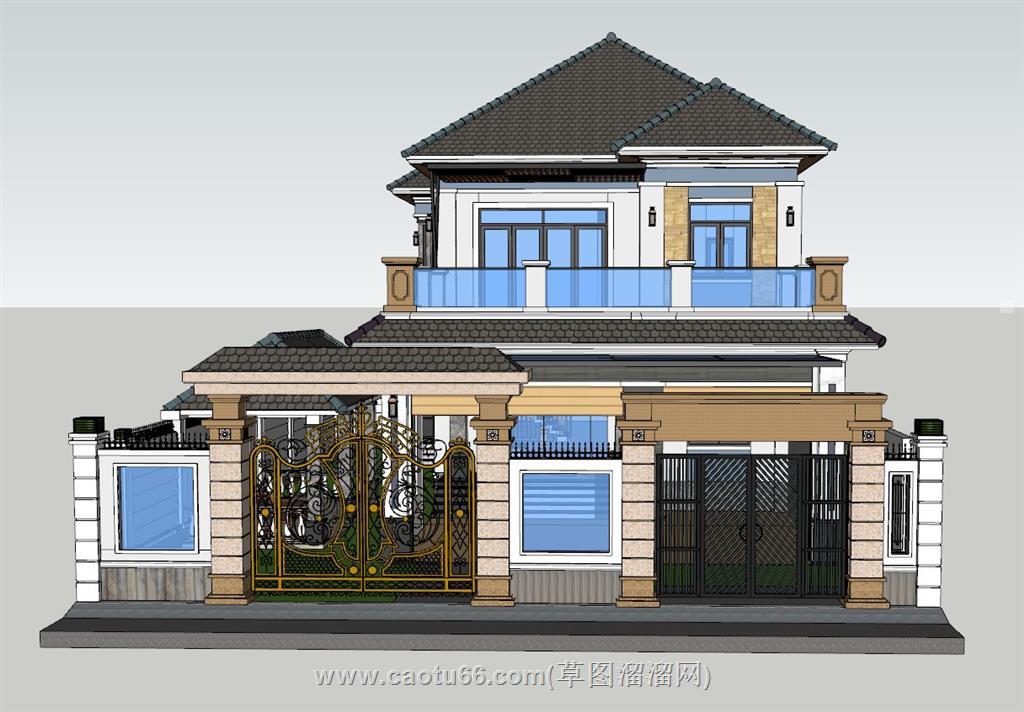 别墅住宅SU模型
