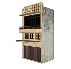 自建房民房SU模型