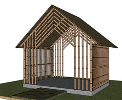 竹屋木屋SU模型