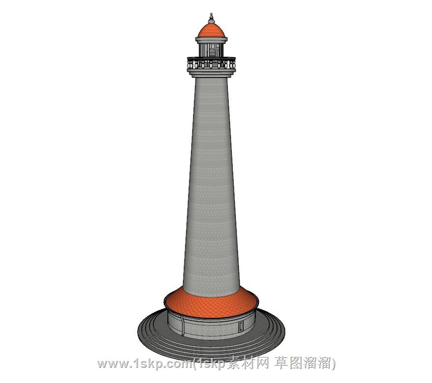 灯塔SU模型