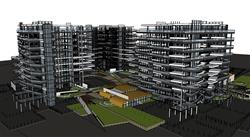 建筑楼房SU模型