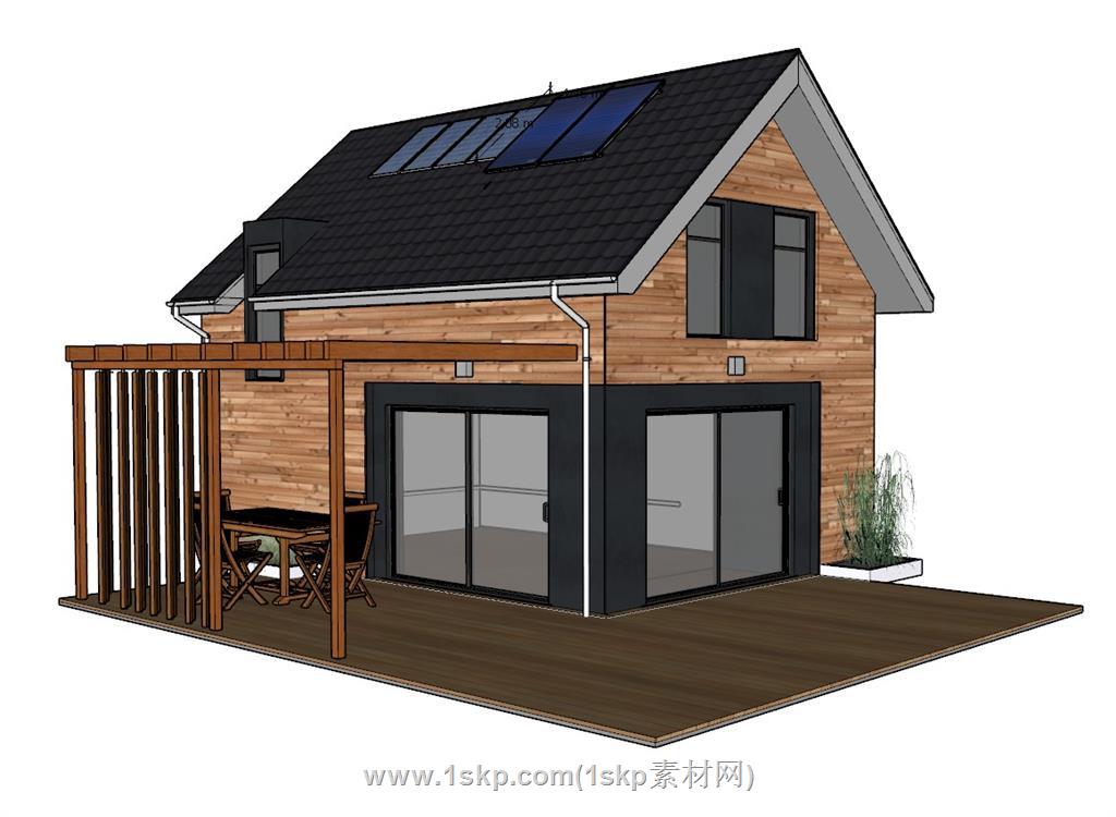 住宅木屋SU模型