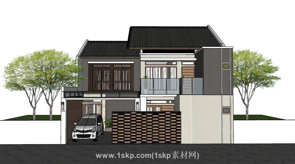 别墅住宅SU模型