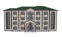 欧式别墅住宅SU模型