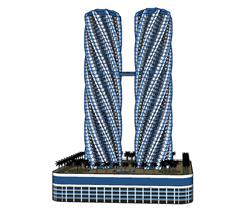 建筑大楼SU模型