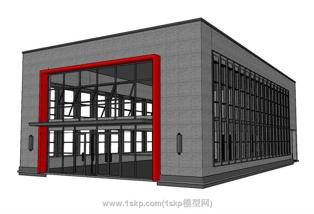报告厅体育馆SU模型