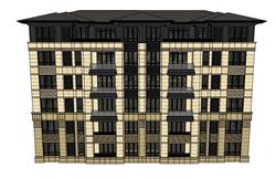 新古典住宅建筑SU模型