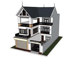 独栋住宅别墅SU模型