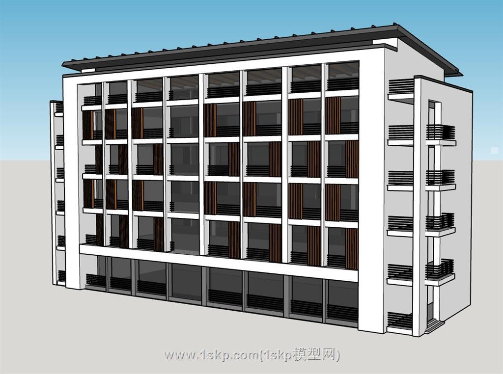 学生宿舍建筑SU模型