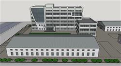 工业厂房建筑SU模型